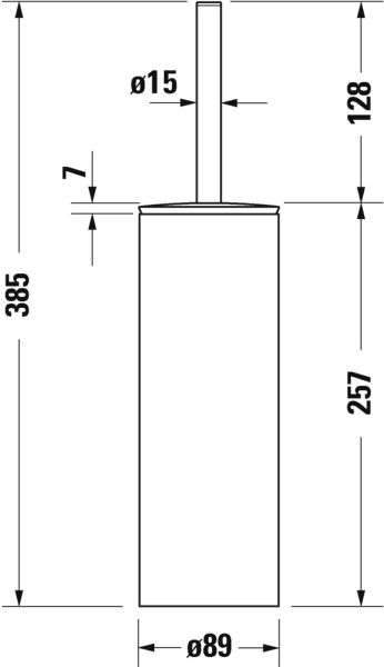 DURAVIT D-CODE TUVALET FIRCALIK YERDEN 0099281000