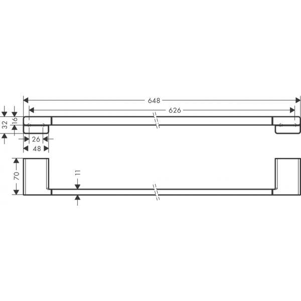 HANSGROHE ADDSTOIS HAVLULUK SATIN BEYAZ 41747700