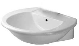 DURAVIT DARLING DARLING 600*520 TEK DELİK LAVABO  0400600000