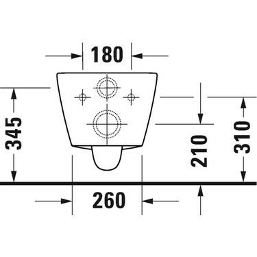 DURAVIT D-NEO ASMA KLOZET SETI RIMLESS  37X54 CM BEYAZ 45773920A1