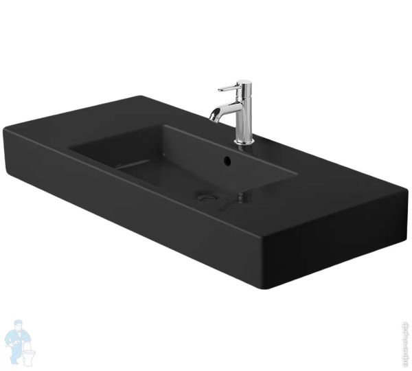 DURAVIT VERO ETAJERLI LAVABO VERO SIYAH 0329100800