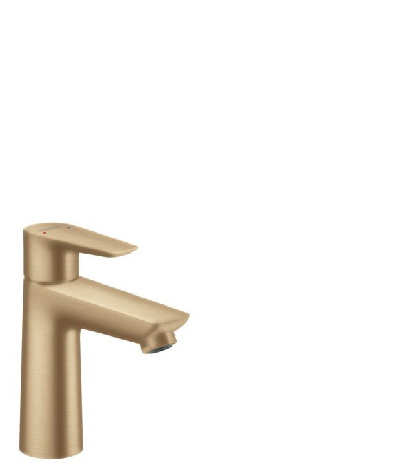 HANSGROHE TALIS E TEK KOLLU LAVABO BATARYASI 110MM KUMANDALI MAT BRONZ 71710140