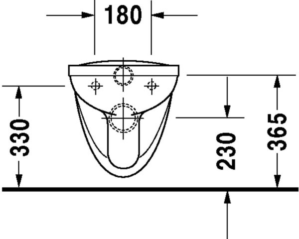 DURAVIT D-CODE ASMA KLOZET  0184092000