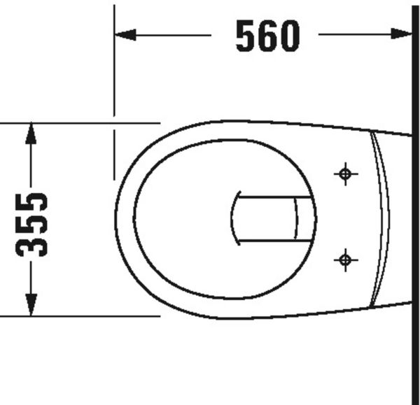 DURAVIT D-CODE ASMA KLOZET  0184092000