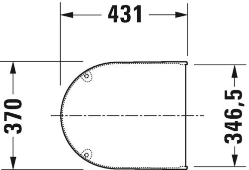 DURAVIT STARCK 3 KLOZET KAPAGI AMORTISORLU 0063890000