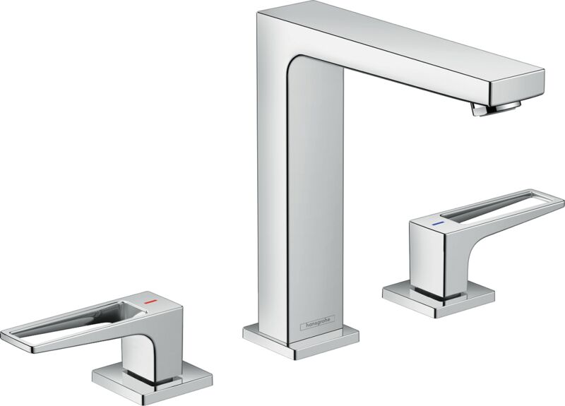 HANSGROHE METROPOL 3-DELIKLI LAVABO BATARYASI 160MM BAS-AC GIDER SETI KROM 74515000