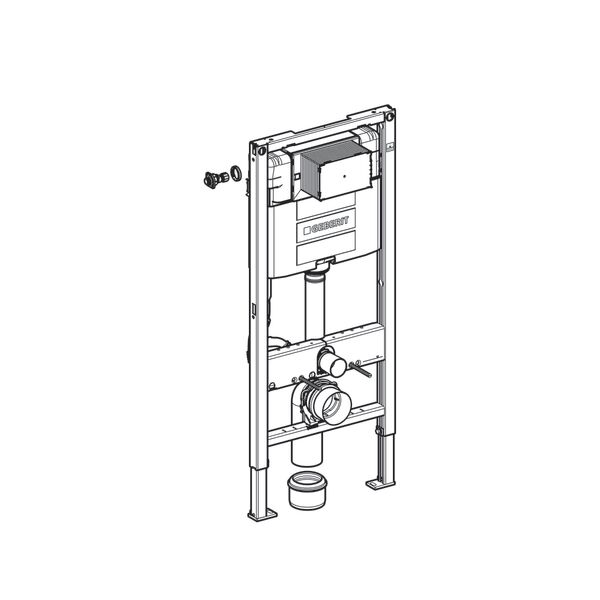 GEBERIT OMEGA GOMME REZERVUAR 12 CM DUOFIX 111.060.00.1