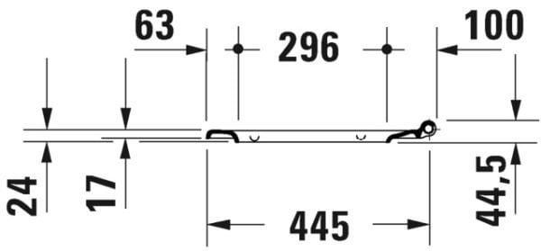 DURAVIT VERO AIR KLOZET KAPAGI AMORTISORLU 0022090000