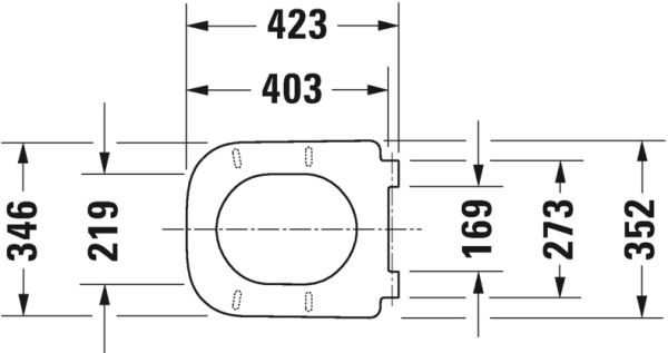 DURAVIT HAPPY D.2 KLOZET KAPAGI AMORTISORLU MAT ANTRASIT 0064591300