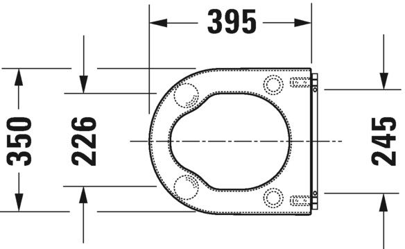 DURAVIT STARCK 3 KLOZET KAPAGI AMORTISORSUZ 0062610000