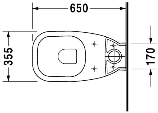 DURAVIT D-CODE TAKIM KLOZET (REZERVUAR VE KAPAK HARIC) 21183900752