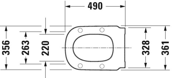 DURAVIT D-CODE KLOZET KAPAGI AMORTISORSUZ 0060310000