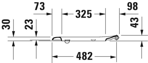 DURAVIT D-CODE KLOZET KAPAGI AMORTISORLU 0060410000