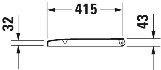 DURAVIT HAPPY D.2 KLOZET KAPAGI AMORTISORLU 0064590000