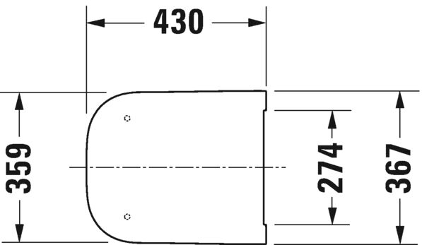 DURAVIT HAPPY D.2 KLOZET KAPAGI AMORTISORLU 0064590000