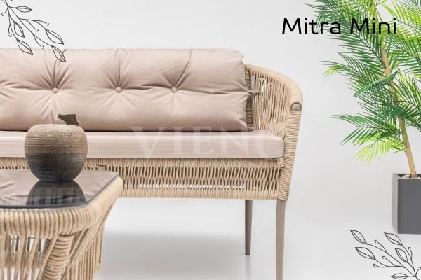 Mitra Mini 2'li Bahçe Balkon Oturma Grubu