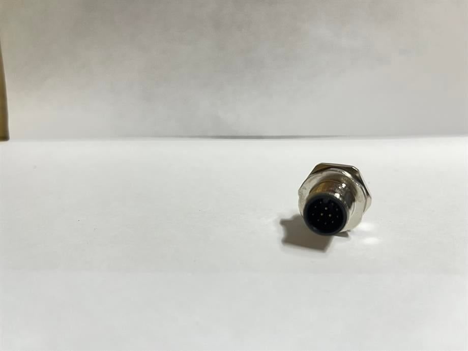 MAOJWEI - M12-12B1 Metrik 12 12 Pin Panel Erkek Konnektör