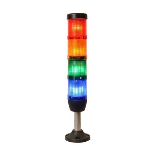 IS70-4T/W-J 220V Sabit, Flașör, Çakar, Döner, Buzzer 220V 4 KAT Ø70 mm Ișıklı Kolon