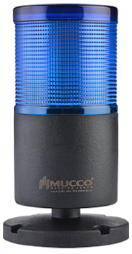 SNT-7022-F1-4 40/260 V AC/DC FLAŞÖR-SABİT İKAZ LAMBASI MAVİ