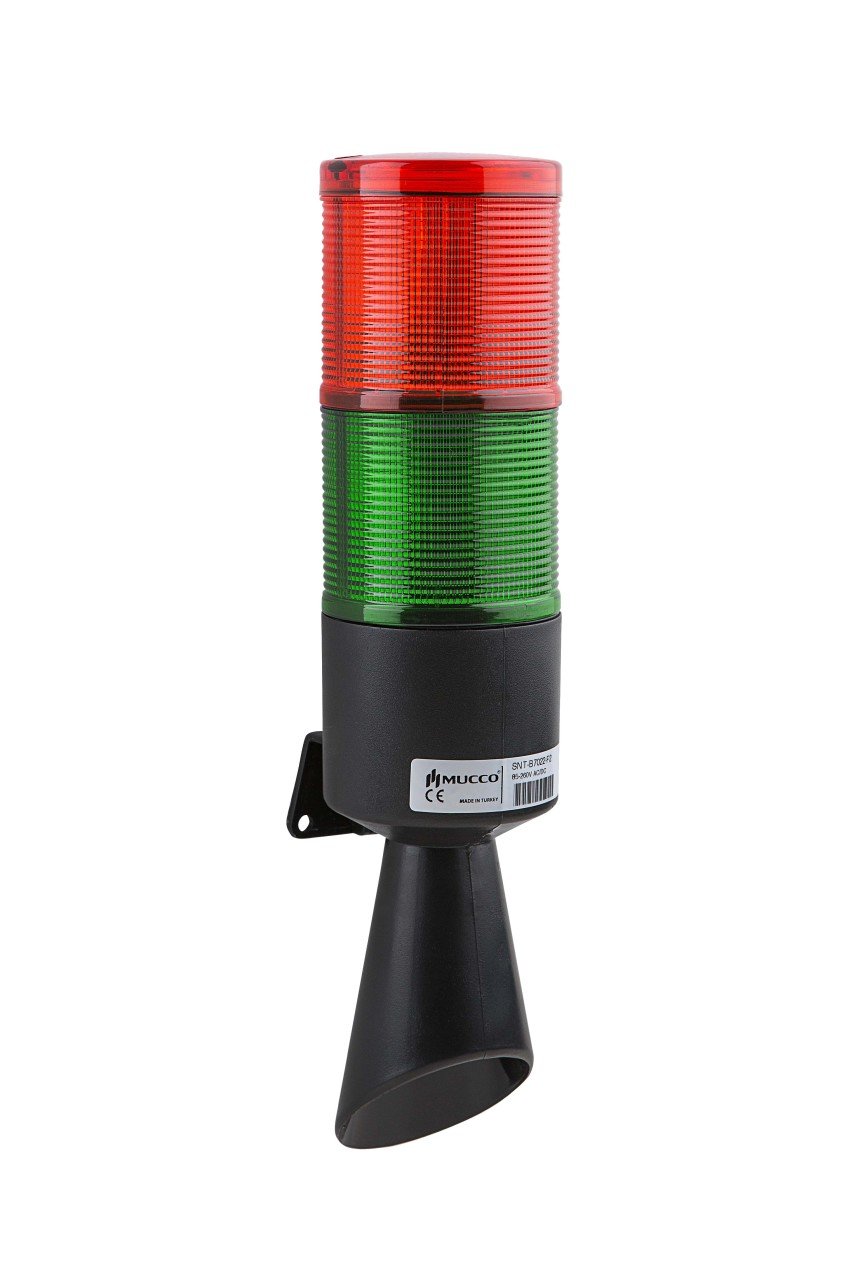 SNT-B7013-F2 12-24V AC/DC FLAŞÖR SABİT BUZZER KURU KONTAK BORULU KORNA