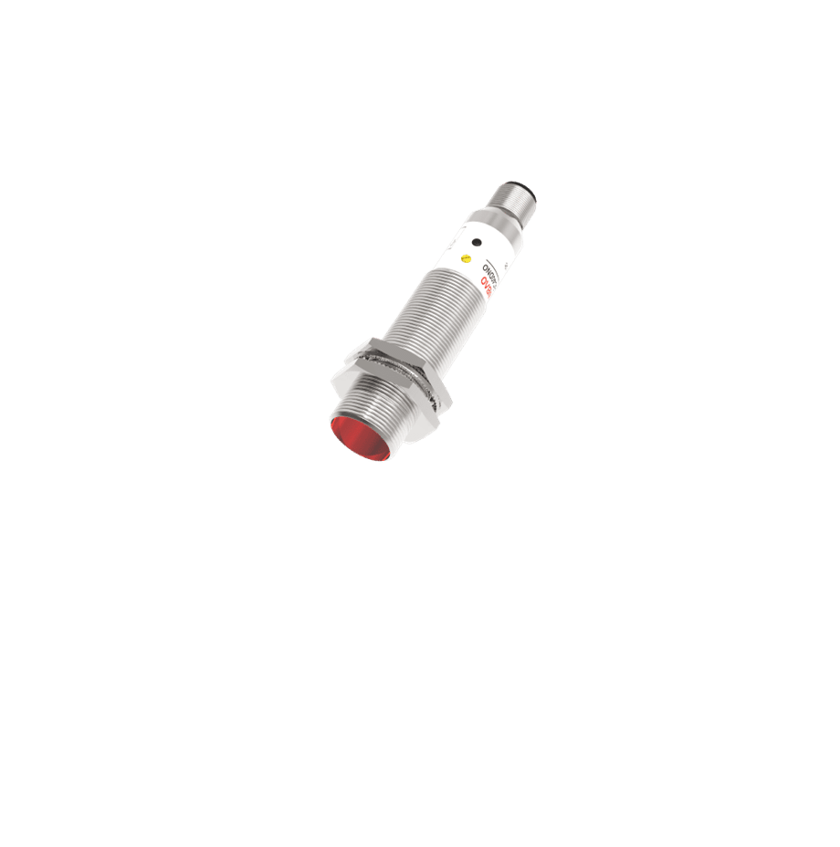 PR18T-TM10A-E2 M18 Karşılıklı M12 Konnektörlü 10 mt Alg. Işık Kaynağı Çıkış AC İki Kablolu Metal Gövdeli Fotosel