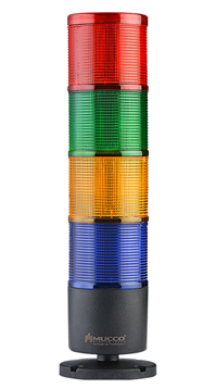 SNT-7022-F4 40-260V AC/DC FLAŞÖR SABİT 4 KATLI IŞIKLI KOLON