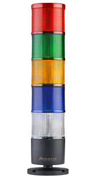 SNT-7013-F5 12-24V AC/DC FLAŞÖR SABİT BEŞ KATLI İKAZ LAMBASI