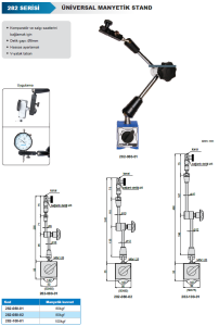 Üniversal Manyetik Stand 340mm