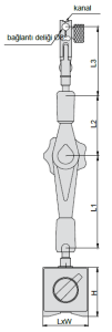 Üniversal Manyetik Stand Hassas Ayarlamalı 248mm