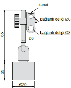 Mini Manyetik Stand 65mm