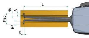 L230 Dijital İç Çap Kanal Komparatörü 30-50 mm