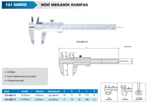 Mekanik Kumpas 121 Serisi - Mini Boy