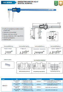 Değiştirilebilir Uçlu Dijital Kumpas 149 Serisi