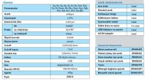 Yüzey Pürüzlülük Ölçüm Cihazı SR 210