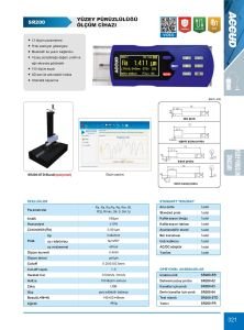 Yüzey Pürüzlülük Ölçüm Cihazı SR 200