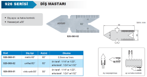 Diş Mastarı 926 Serisi