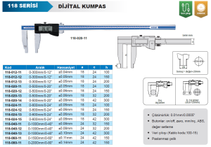 Dijital Kumpas 118 Serisi