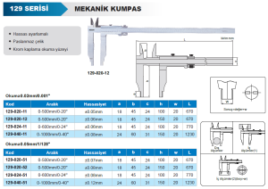 Mekanik Kumpas 129 Serisi