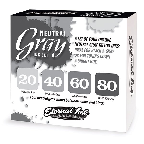 Eternal Ink 4 Color Neutral Gray 1 oz Gri Seti