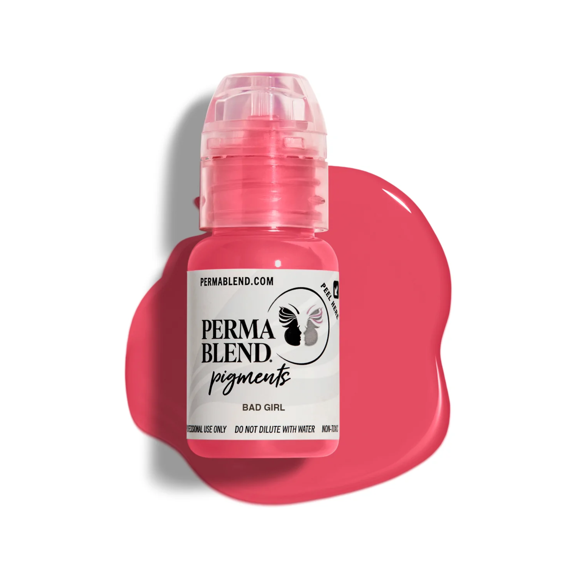 Perma Blend Bad Girl 1/2 oz 15 ml Pembe Dudak Boyası Kalıcı Makyaj Permablend