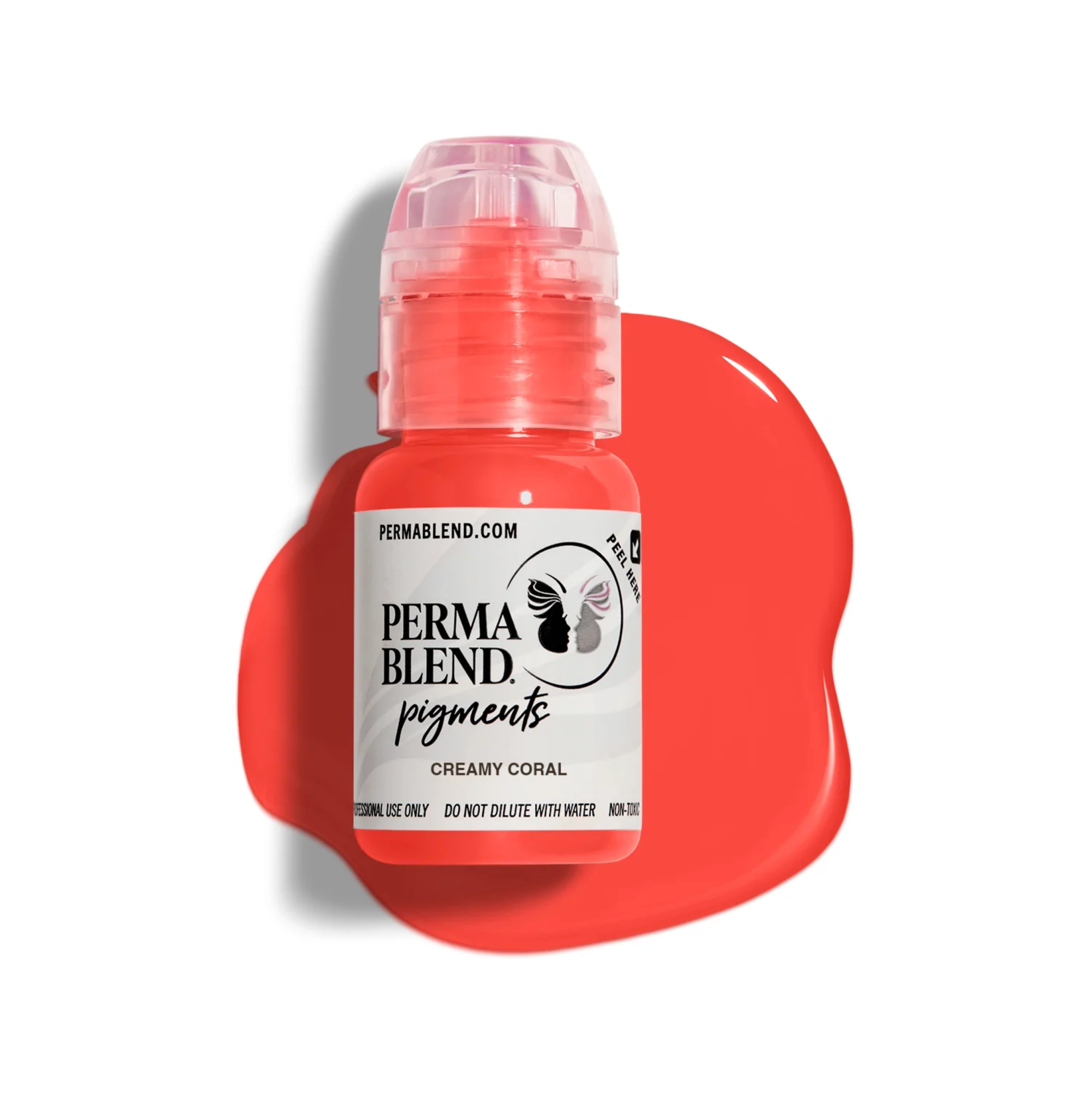 Perma Blend Creamy Coral 1/2 oz 15 ml Açık Pembe Dudak Kalıcı Makyaj Boyası Permablend