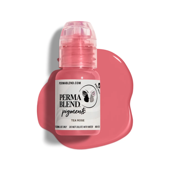 Perma Blend Tea Rose 1/2 oz 15 ml Pembe Dudak Kalıcı Makyaj Boyası Permablend