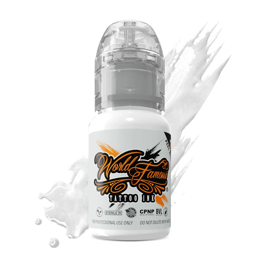 World Famous Portrait White 1/2 oz 15 ml Beyaz Dövme Boyası