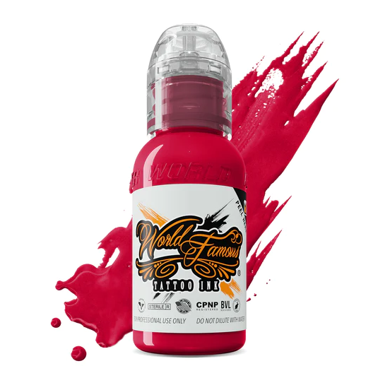 World Famous Ryan Smith Rose 1/2 oz 15 ml Pembe Dövme Boyası