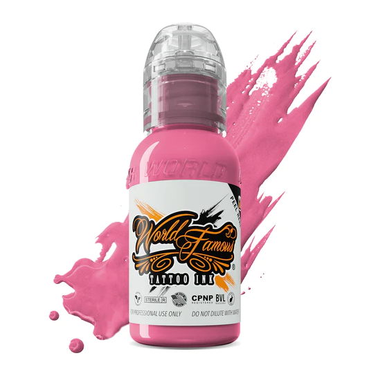 World Famous Sakura 1/2 oz 15 ml Açık Pembe Dövme Boyası