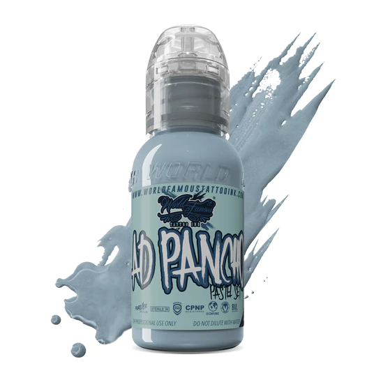 World Famous A.D. Pancho Grey 1 Gri Dövme Boyası 1 oz 30 ml AD Pancho