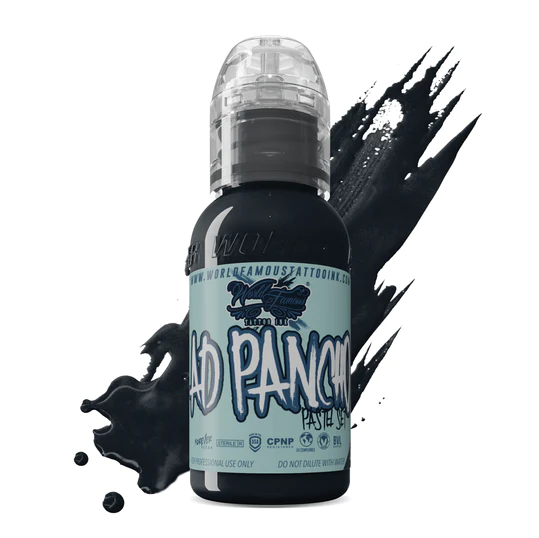 World Famous A.D. Pancho Grey 5 Gri Dövme Boyası 1 oz 30 ml AD Pancho