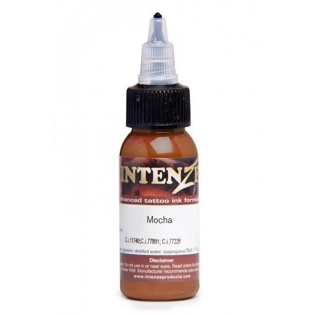 Intenze Mocha - Mike Demasi Series - 1 oz 30 ml Kahverengi Dövme Boyası