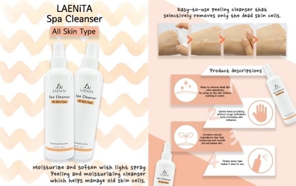 Laenita Spa Cleanser 250 ml Ölü Hücre Temizleyici Peeling