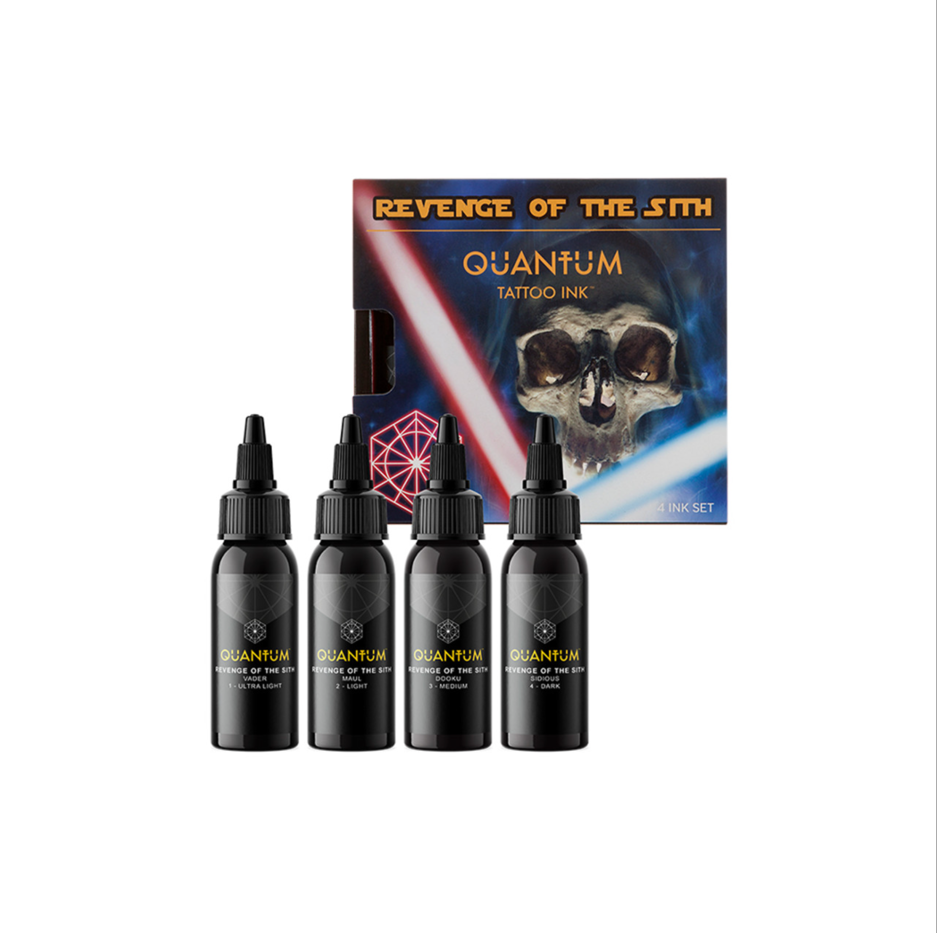 Quantum Revenge Of The Sith Gray Wash Set 1 oz 30 ml Gölge Dövme Boyası Seti